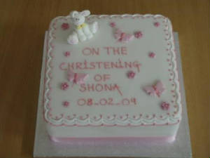 Exeter Christening Cake
