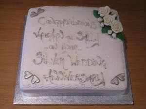 Anniversary Cakes in Exeter,Devon 